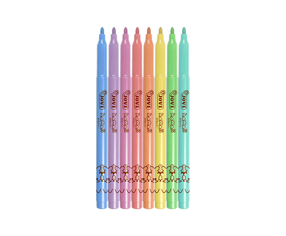 Kinderfilzstifte JOVI Kawaii / 8er Set - 3 mm