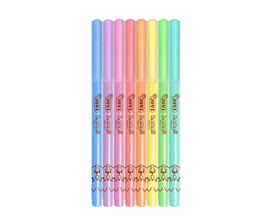 Kinderfilzstifte JOVI Kawaii / 8er Set - 3 mm