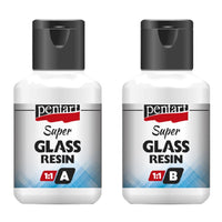 Klares Kunstharz-Superglas — Bild 1