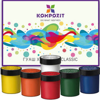Klassisches Gouache-Farbset von Kompozit — Bild 6