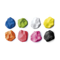 Knetmasse GIOTTO Patplume Neonfarben 8 x 33 g