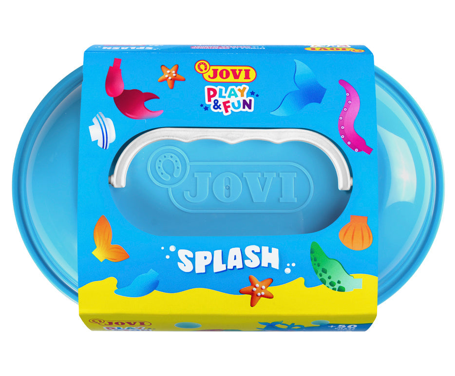 Knetmasse-Set JOVI Play&Fun Splash 360 g im Koffer