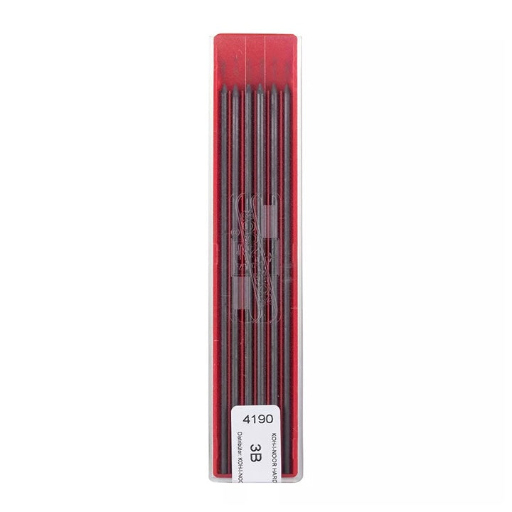 KOH-I-NOOR 2,5 mm 3B Graphitstifte - 6er Set — Bild 2