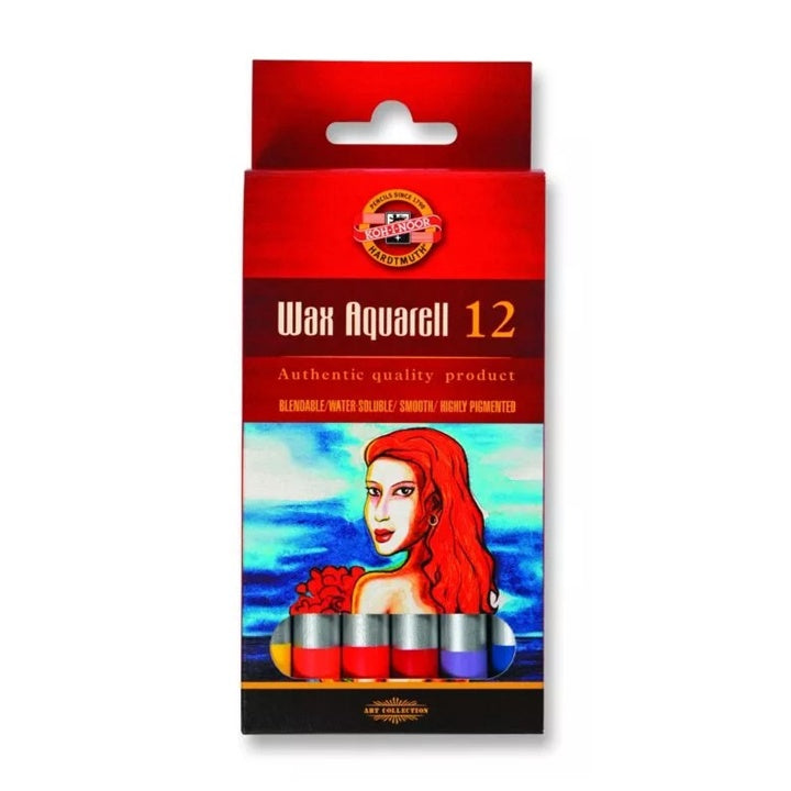 KOH-I-NOOR Aquarell-Effekt-Kreiden - 12er-Set — Bild 2