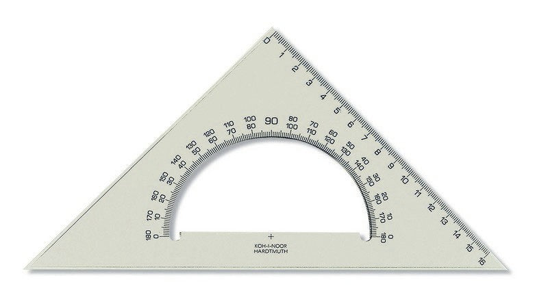 Koh-i-noor Dreieckslineal 45/177 Winkelmesser — Bild 2