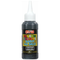 KOH-I-NOOR Glaskonturfarbe 60 ml – Schwarz