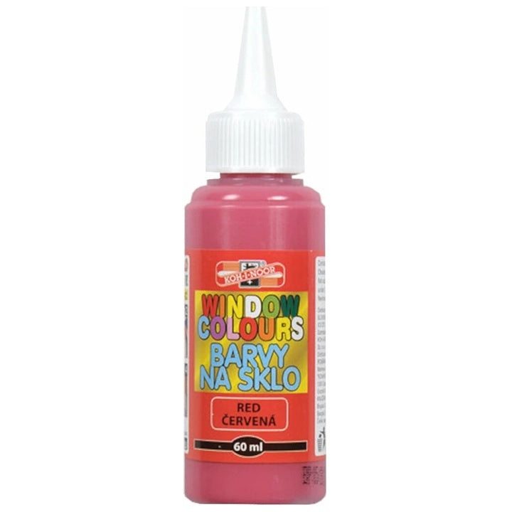 KOH-I-NOOR Glasmalfarbe 60 ml – Rot