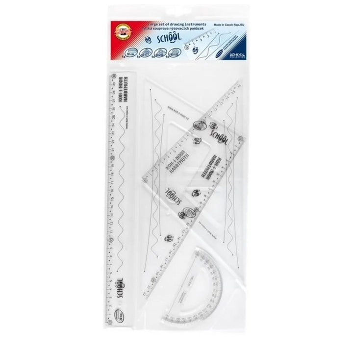 KOH-I-NOOR Großer Geometriesatz / 4 Stück, Schulstufe — Bild 2