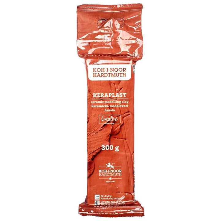 Selbsthärtende Modelliermasse KOH-I-NOOR Keraplast 300 g – Terracotta