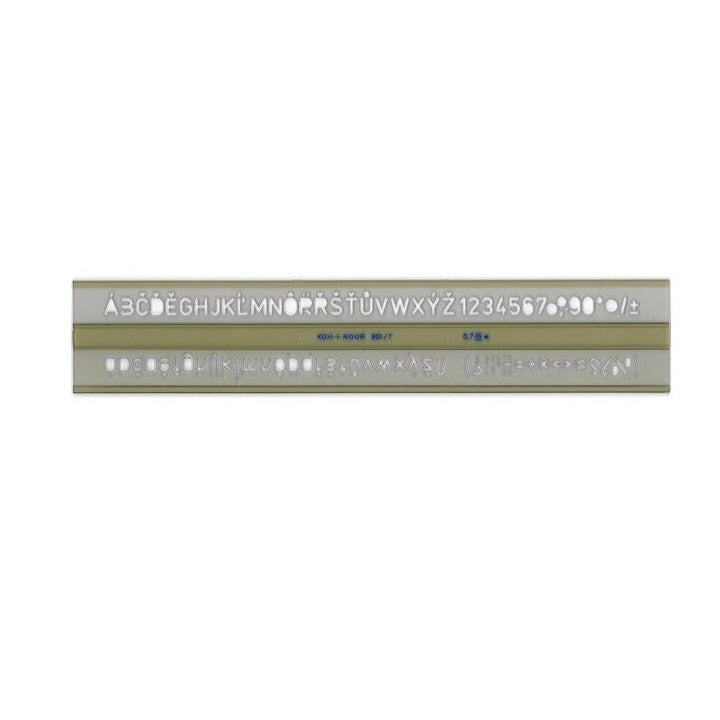 KOH-I-NOOR Schulschablone | Buchstaben, 7mm — Bild 1