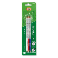 KOH-I-NOOR Sudoku Graphitstifte 3 Stück mit Radiergummi — Bild 1