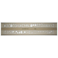 KOH-I-NOOR Technische Schablone | Buchstaben, 14mm — Bild 1