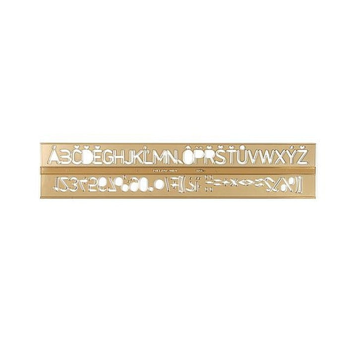 KOH-I-NOOR Technische Schablone | Buchstaben, 20mm — Bild 2