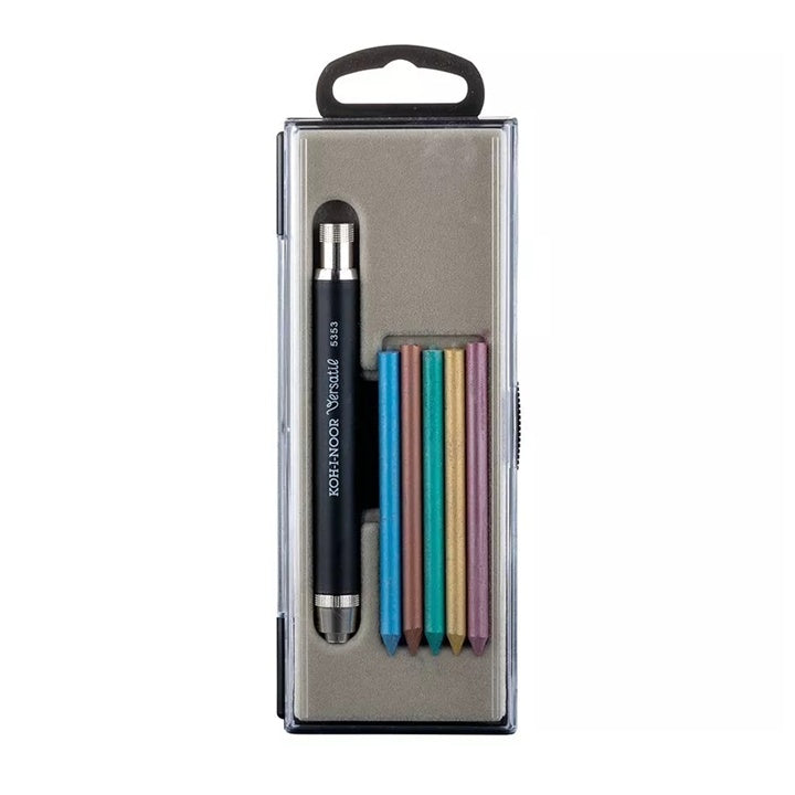 KOH-I-NOOR Versatil 5353 Druckbleistift 5,6 mm + farbige Ersatzminen — Bild 2