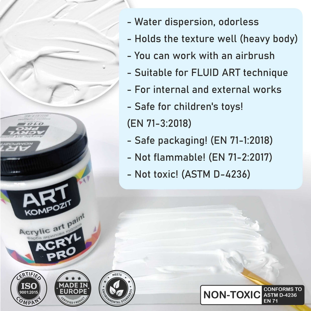 ACRYL PRO ART Kompozit Acrylfarbe 430 ml