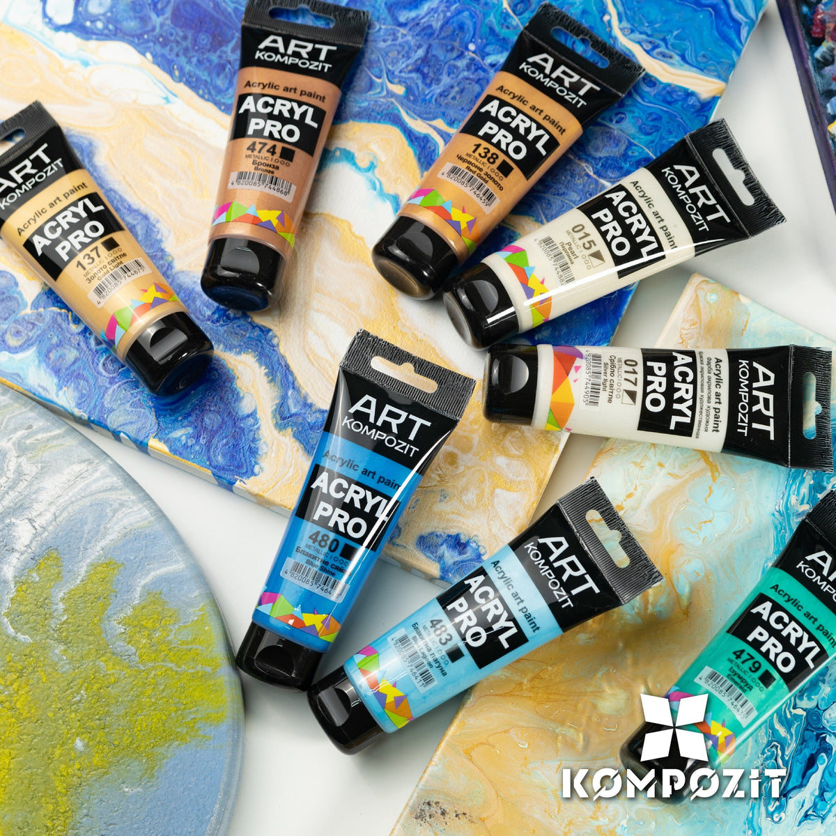 Kompozit ACRYL PRO ART Acrylfarbe 75 ml – Ansicht 11