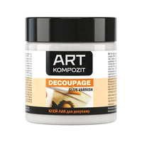Kompozit Decoupage-Lack und Kleber matt | verschiedene Größen — Bild 1