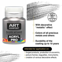 ACRYL PRO Metallic-Acrylfarben-Set