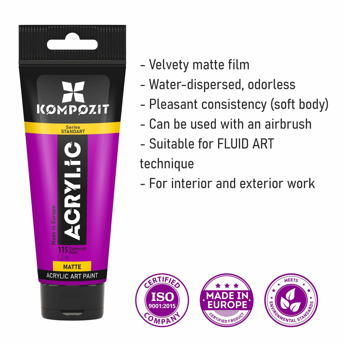 Kompozit STANDART Fluorescent Acrylfarbe 75 ml