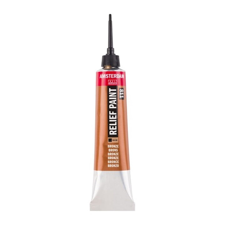 AMSTERDAM Relief Paint Konturenfarbe 20 ml – Bronze