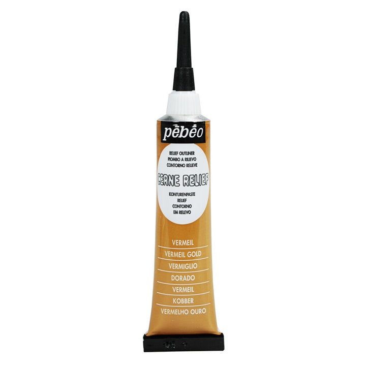 Pebeo Cerne Relief Konturpaste 20 ml – Vermeil Gold