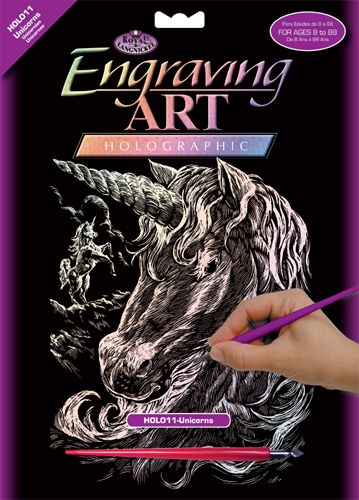 Kreativ-Gravur-Set - Einhorn-Thema — Bild 2