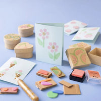 Kreativ-Schaumstoffdruck-Set - Schachteln und Postkarten — Bild 1