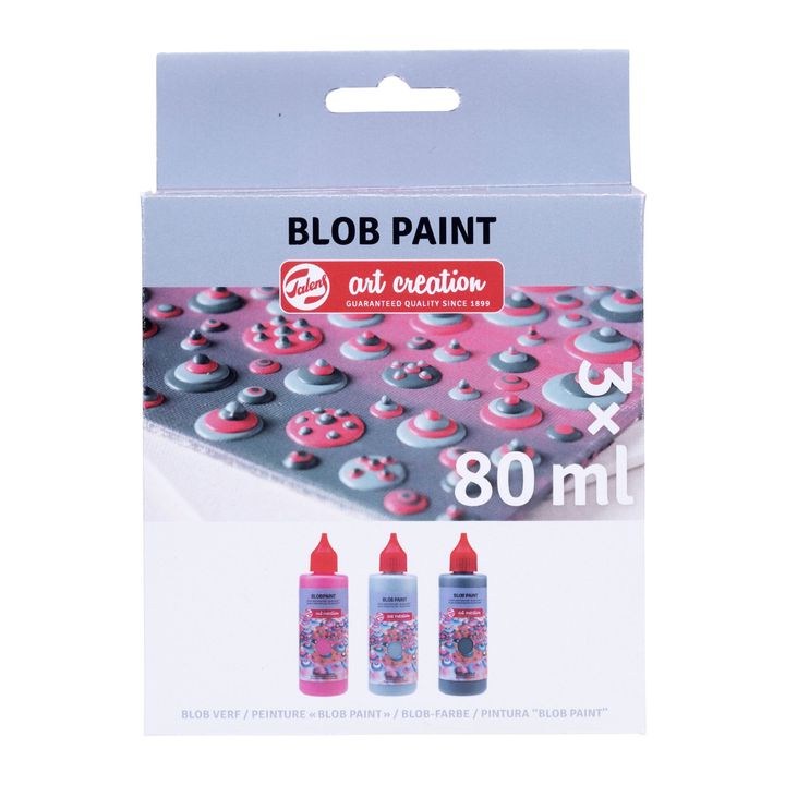 Kreativ-Set Art Creation Blob Paint rosa 3 x 80 ml — Bild 6
