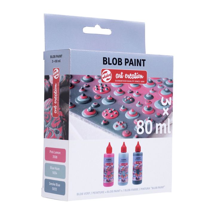 Kreativ-Set Art Creation Blob Paint rosa 3 x 80 ml — Bild 7