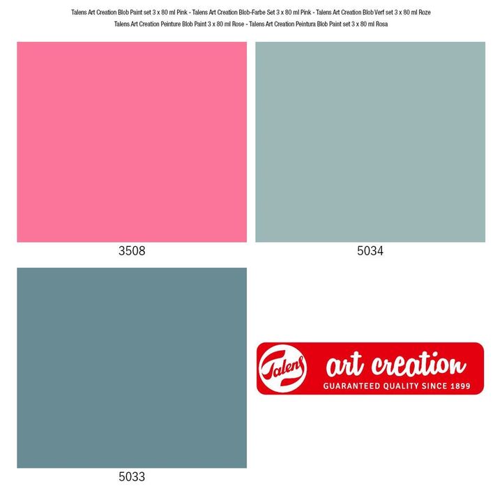 Kreativ-Set Art Creation Blob Paint rosa 3 x 80 ml — Bild 9