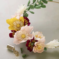 Kreativ-Set | Papierkrepp-Kranz mit Blumen — Bild 6