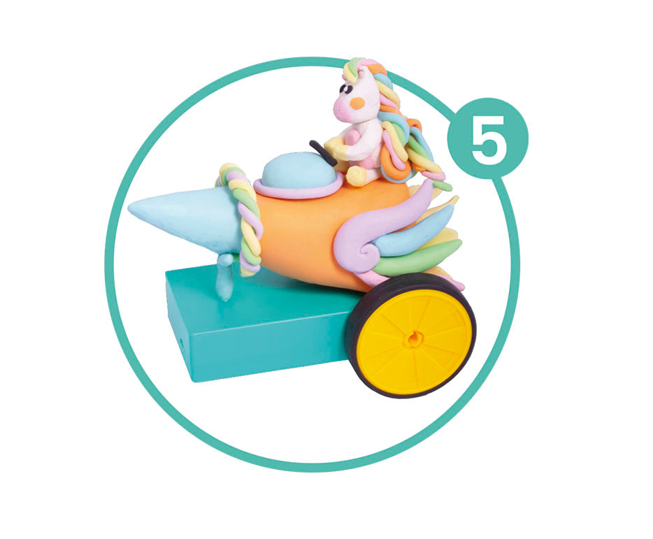 Kreatives Knetset JOVI Tech Crazy Cars Fantasie 14-tlg.