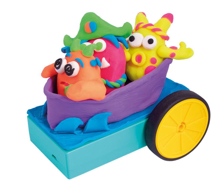 Kreatives Knetset Jovi Tech Crazy Cars Monster - 14-tlg.