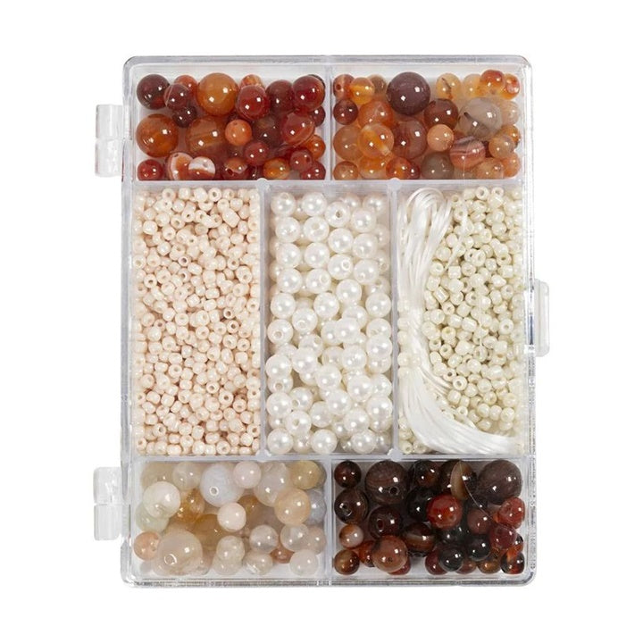 Kreatives Schmuckherstellungsset - Mix Brown — Bild 8