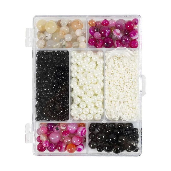 Kreatives Schmuckherstellungsset - Pink Mix — Bild 9