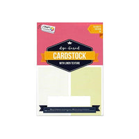 Kreativkarton Craft Sensations mit Leinentextur A4 - 24 Blatt | verschiedene Designs — Bild 1