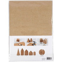 Kreativpapier-Set Häuser und Bäume — Bild 8