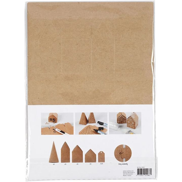 Kreativpapier-Set Häuser und Bäume — Bild 8