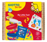 Kreativset GIOTTO be-bè My Little Feet für Hand- und Fußabdrücke – 5-tlg.