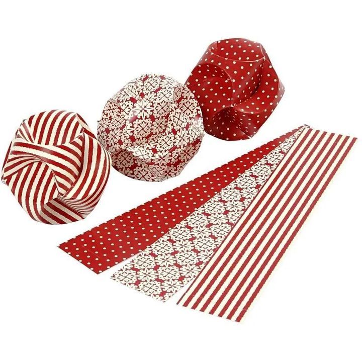 Kreativset zur Herstellung von Papierornamenten | Rot — Bild 9