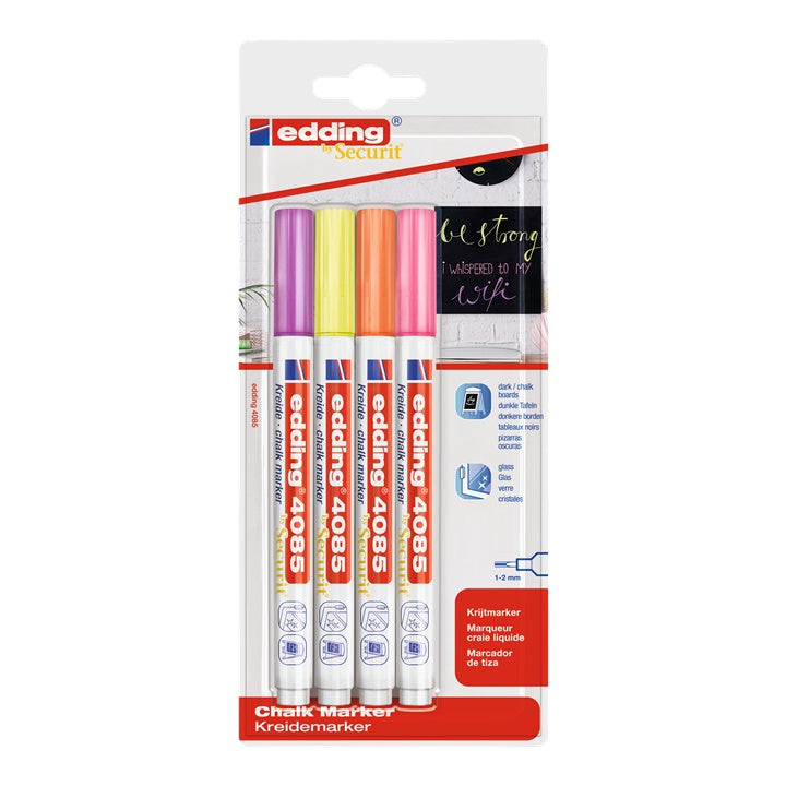 Kreidemarker-Set EDDING 4085 Neon-Farben — Bild 3