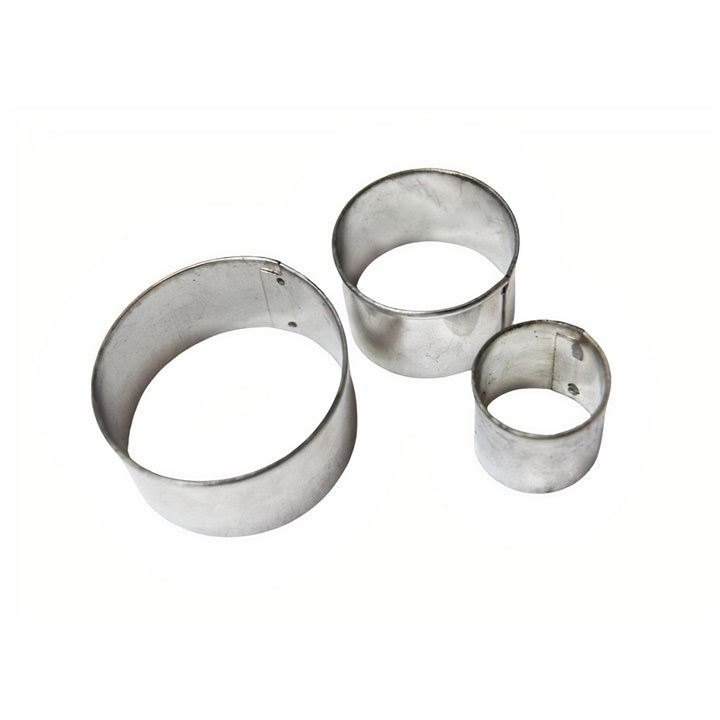Kreisausstecher aus Ton 20 / 30 / 40 mm - 3er Set — Bild 1