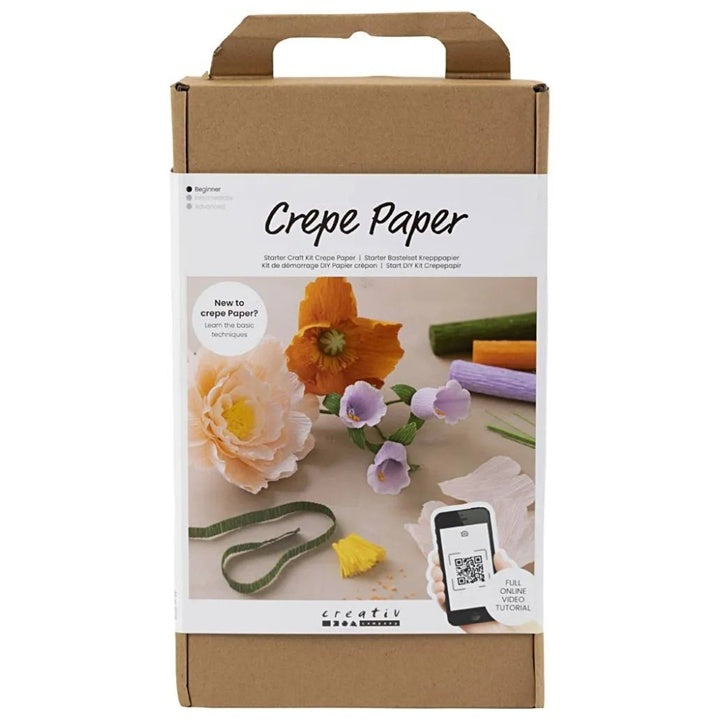 Krepppapier-Blumen-Bastelset — Bild 4