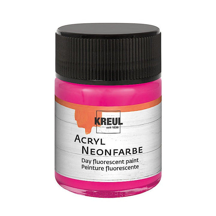 KREUL FLUORESCENT Acrylfarbe 50 ml | verschiedene Farben — Bild 1