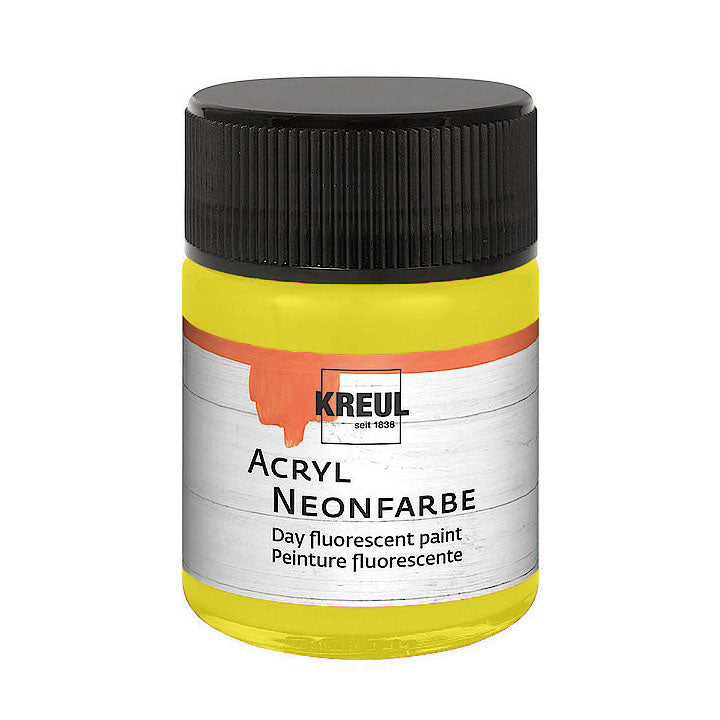 KREUL FLUORESCENT Acrylfarbe 50 ml | verschiedene Farben — Bild 2