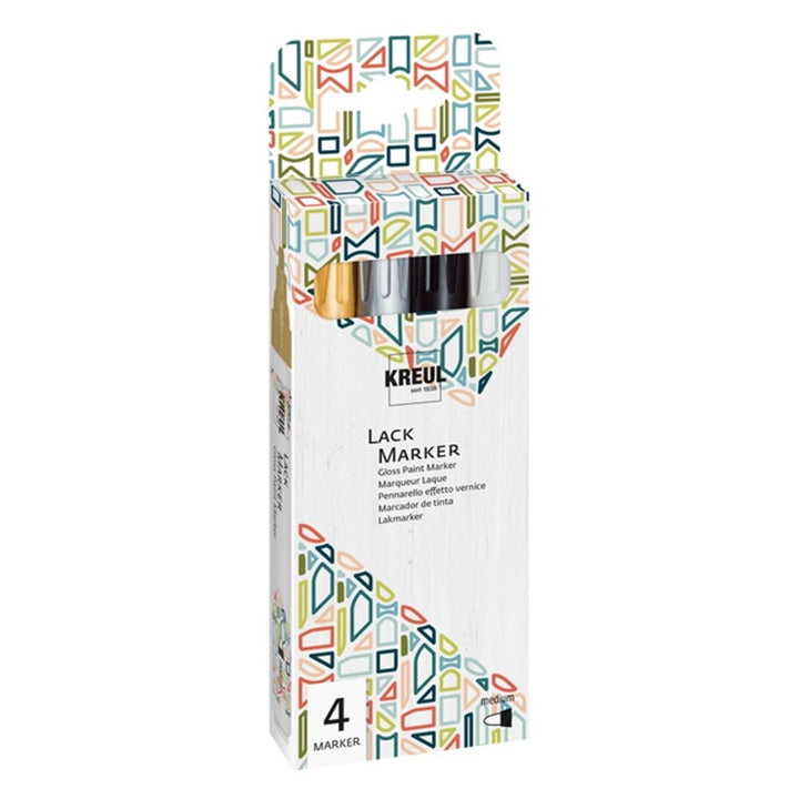 Kreul Glossy Paint Marker 4er Set — Bild 6