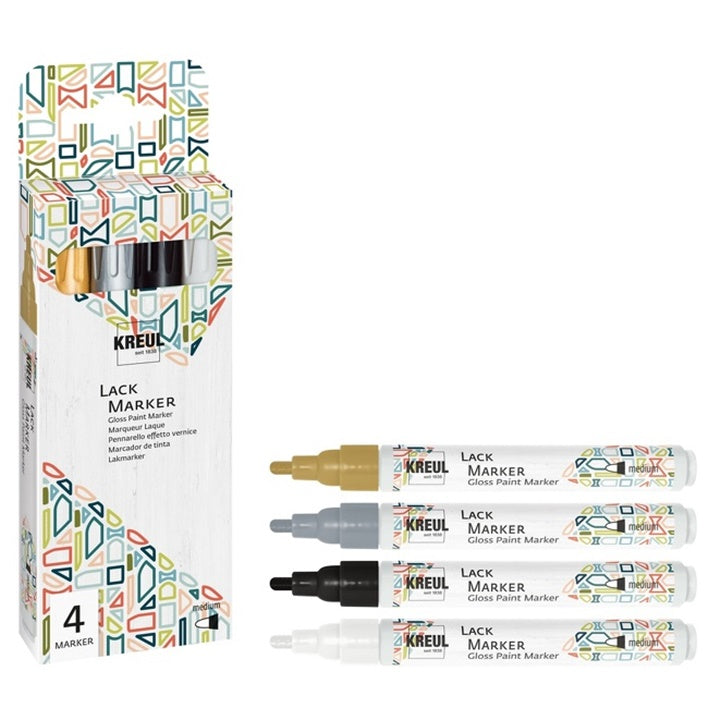 Kreul Glossy Paint Marker 4er Set — Bild 7