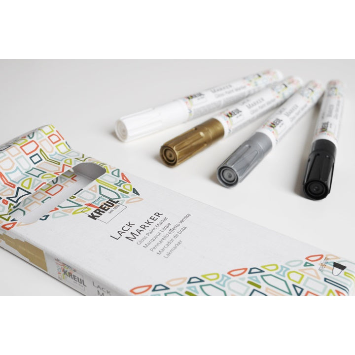 Kreul Glossy Paint Marker 4er Set — Bild 1