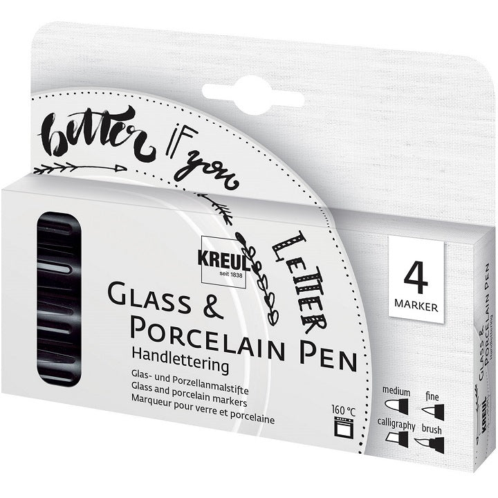 KREUL Handlettering Glas &amp; Porzellan Marker Set — Bild 2