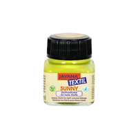 KREUL Javana Stoffmalfarbe für helle Textilien 20 ml – Gelbgrün